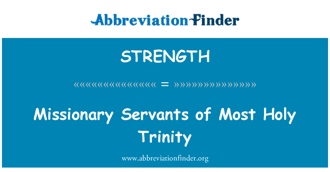 STRENGTH: Hamba mubaligh Tempahan Holy Trinity