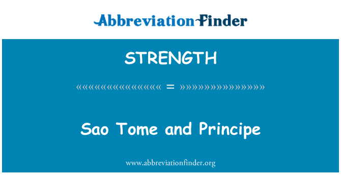 STRENGTH: Sao Tome ak Principe