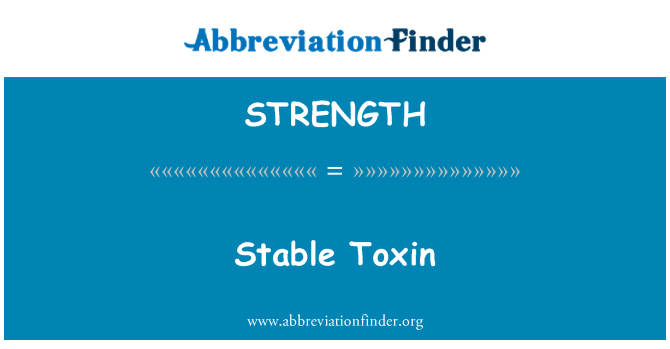 STRENGTH: Stabil toksin
