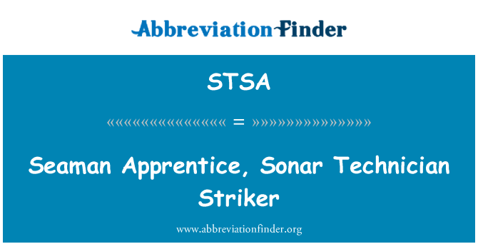 STSA: Seaman Apprentice, Sonar tekniker anfallare