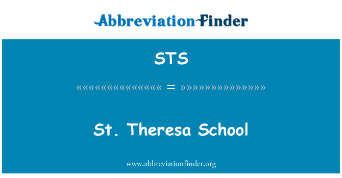 STS: St. Theresa School