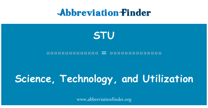 STU: 科學、 技術和利用