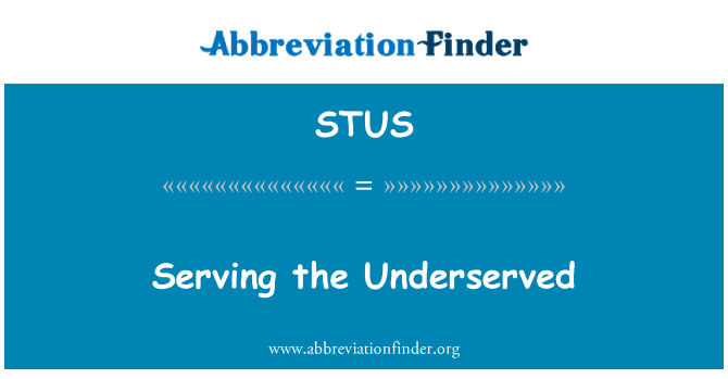 STUS: تخدم المحرومة