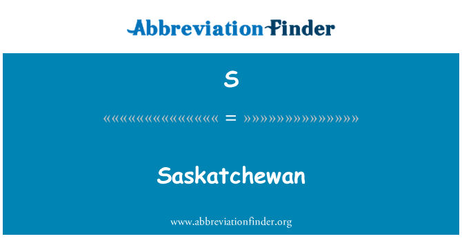 S: Saskatchewan