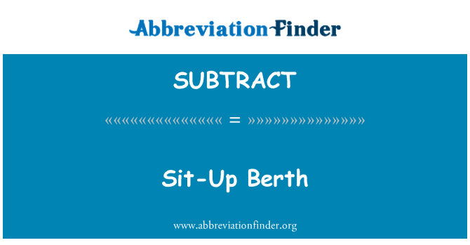 SUBTRACT: Sit-Up privez
