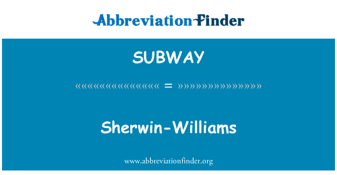 SUBWAY: Asmah-Williams