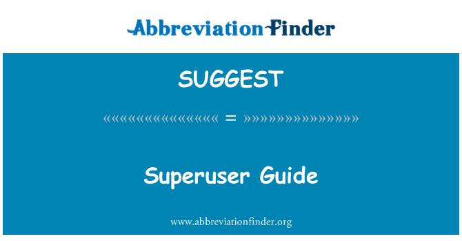 SUGGEST: Superutilisateur gid