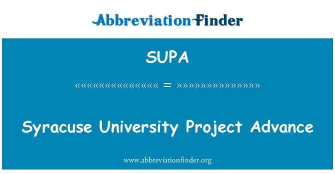 SUPA: Università Sirakuża bil-quddiem tal-proġett