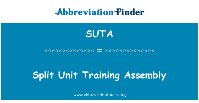 SUTA: Split Unit Training Assembly