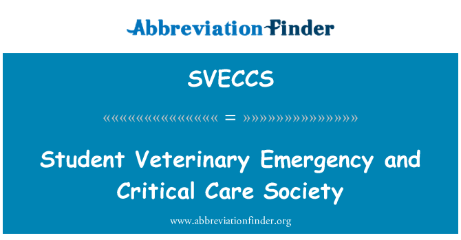 SVECCS: Student-Notfall und kritische Tiermedizin-Gesellschaft