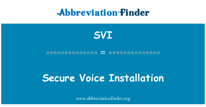 SVI: Garantire la voce installazione