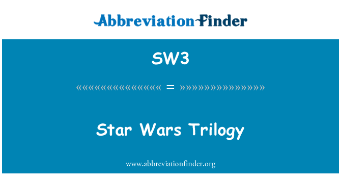 SW3: Star Wars Trilogie