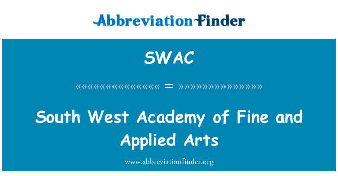 SWAC: Disid West Academy byen ak aplike Arts