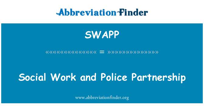 SWAPP: Socialt arbete och polisen partnerskap