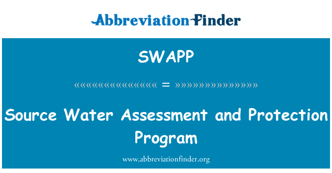 SWAPP: מקור מים הערכה של תוכנית הגנה