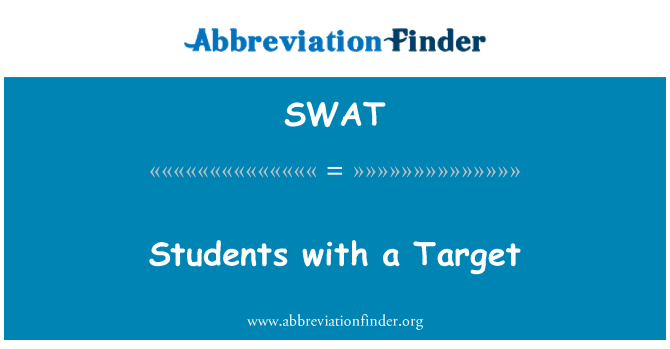 SWAT: Studenti s cílem
