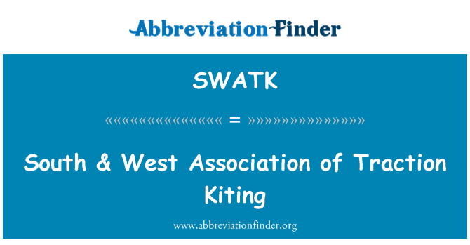 SWATK: Güney ve Batı Birliği çekiş kiting