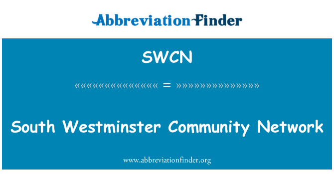 SWCN: Réseau communautaire de Westminster sud