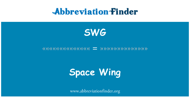 SWG: Space Wing