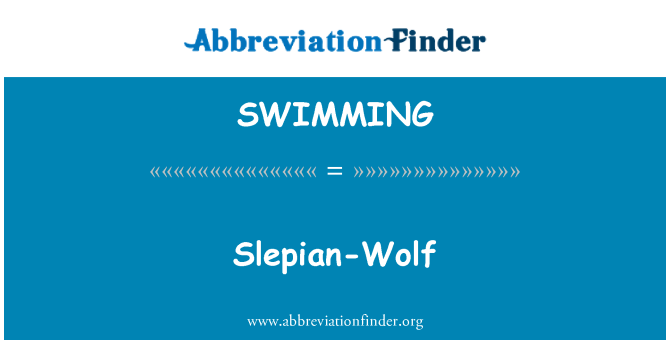 SWIMMING: Slepian-Wolf