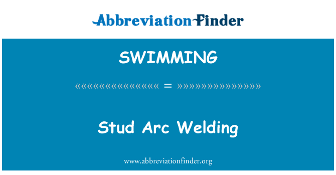 SWIMMING: Saldatura ad arco della vite prigioniera