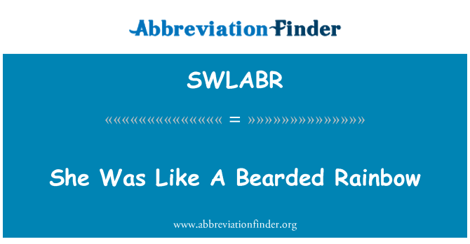 SWLABR: Hi kienet bħall-qawsalla Bearded