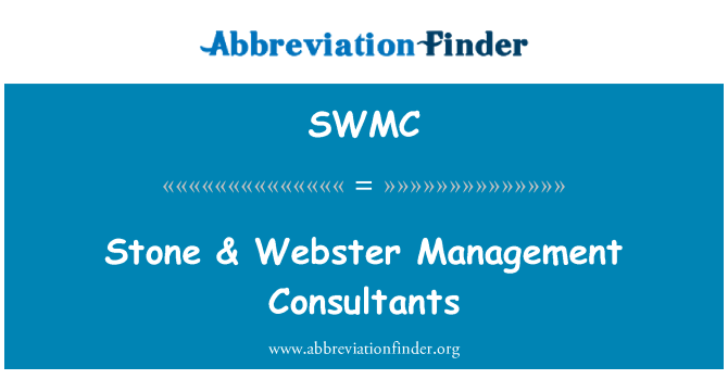 SWMC: Stone & Webster Management Consultants