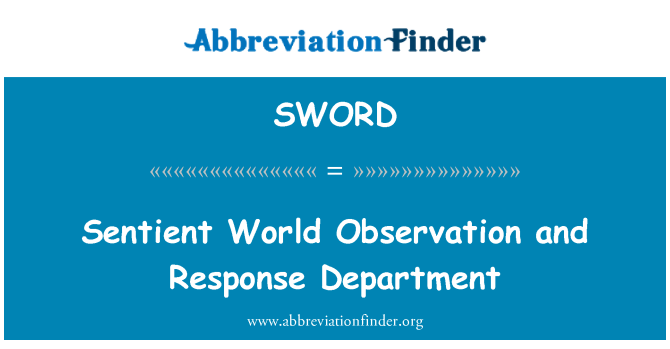 SWORD: Obsèvasyon plis sou latè ak Depatman repons