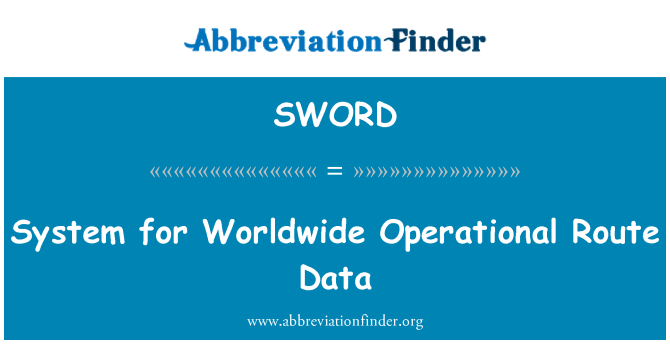 SWORD: 世界範圍內的業務路由資料系統