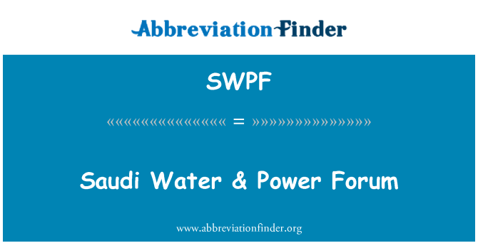 SWPF: L' dlo & pouvwa foròm