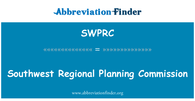 SWPRC: 남서 지역 계획 위원회