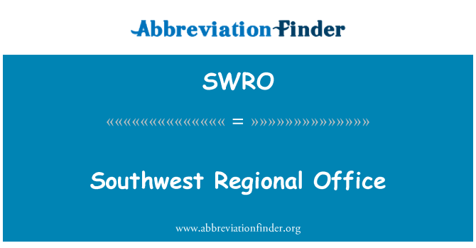 SWRO: Biwo sidwès rejyonal