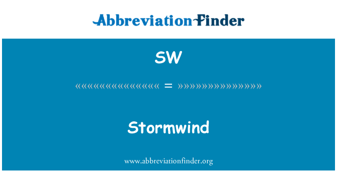 SW: Stormwindu