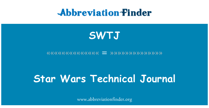 SWTJ: Star Wars teknisk tidsskrift