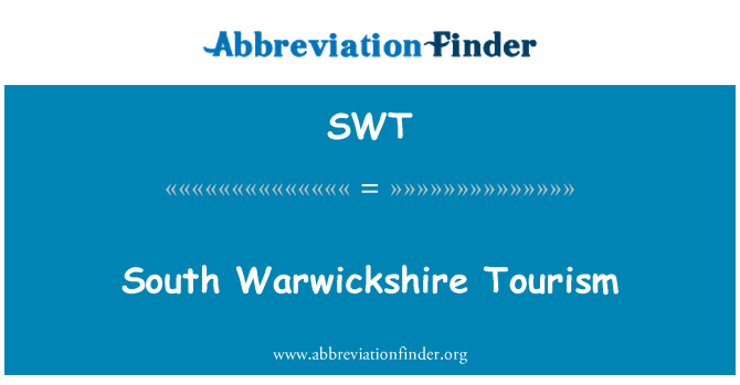SWT: Sid Warwickshire touris