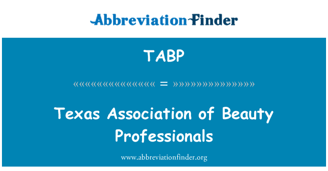 TABP: 德克薩斯的美容專業協會