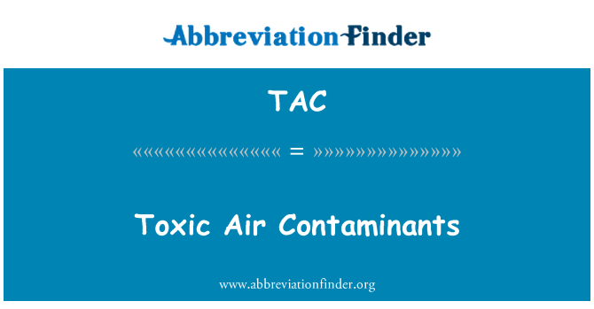 TAC: Pencemar udara beracun