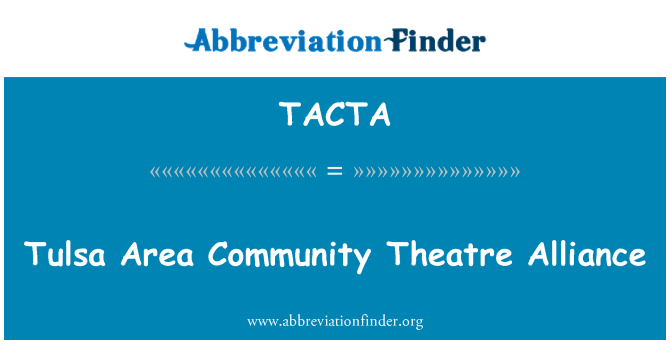 TACTA: Tulsa ala ühenduse Theatre Alliance