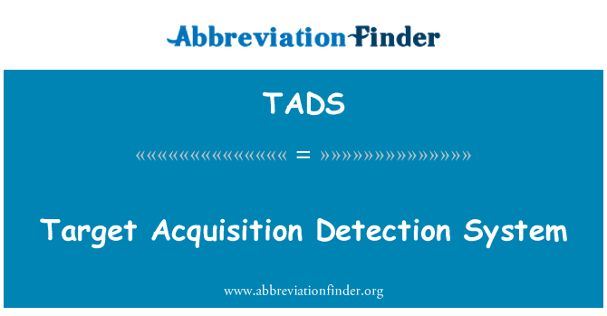 TADS: Sib akizisyon Détection sistèm