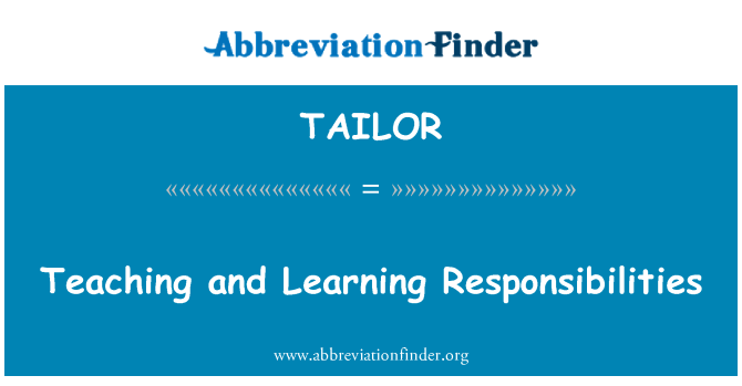 TAILOR: Aprann responsablite