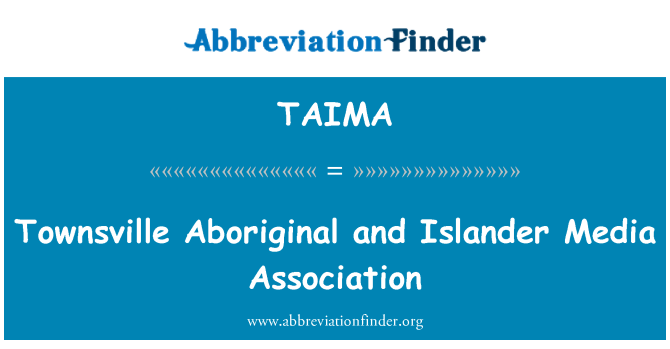TAIMA: טאונסוויל אבוריג'ינים, מטעם איגוד התקשורת Islander