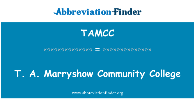 TAMCC: Τ. α. Marryshow Community College