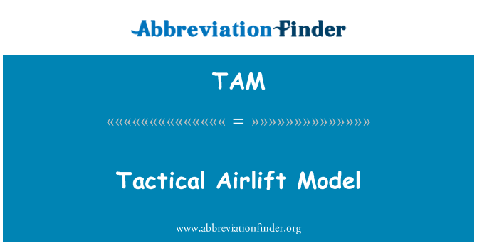 TAM: Modèl ki taktik aeryen
