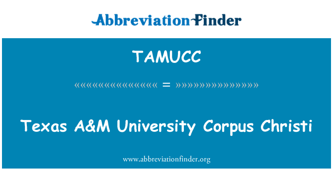 TAMUCC: Тексас A & M университет Корпус Кристи