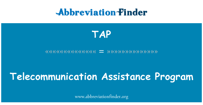 TAP: 电信援助计划
