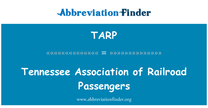 TARP: Tennessee Asosiasi penumpang kereta api
