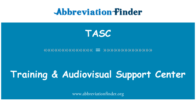 TASC: Centre de suport Audiovisual & formació