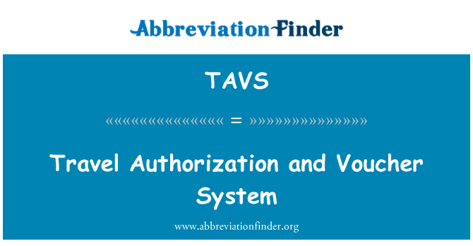 TAVS: Autorização de viagem e sistema de Voucher