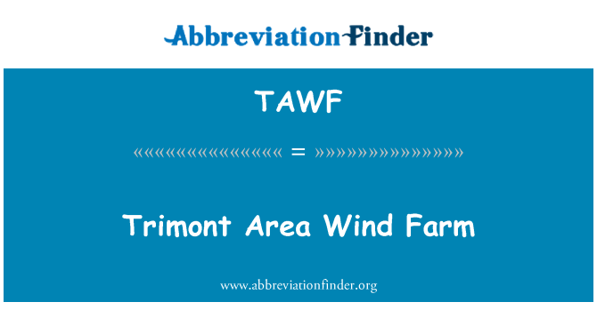TAWF: مزرعه بادی در منطقه Trimont