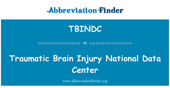 TBINDC: Traumatic Brain Injury National Data Center